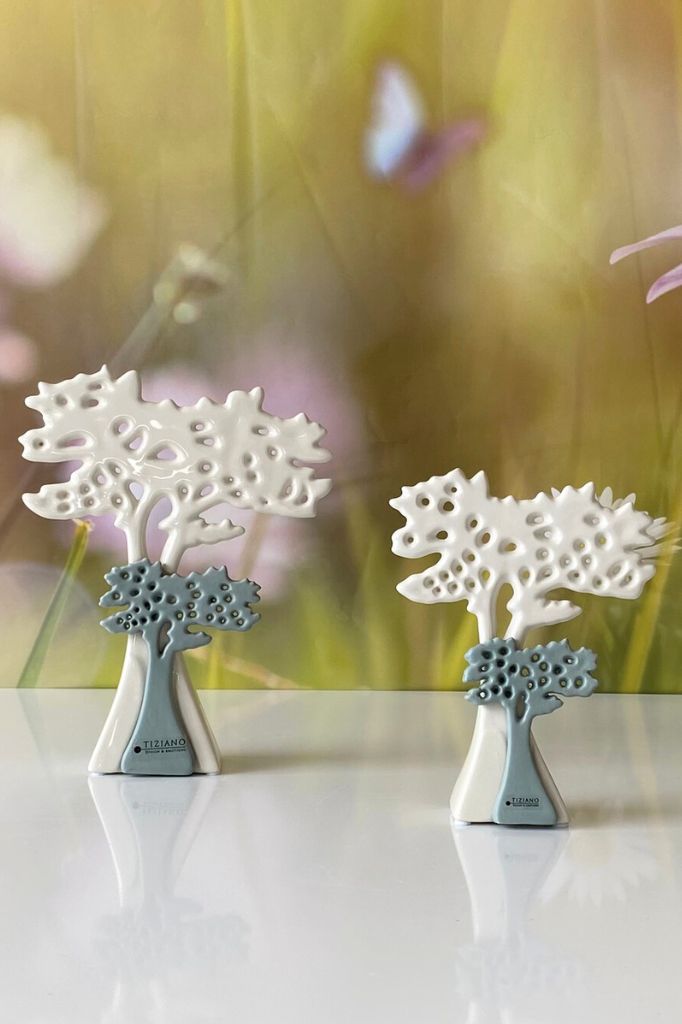 Dekobaum Joy creme/laguna-grün