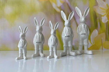 Deko Hase Aldo creme-weiß