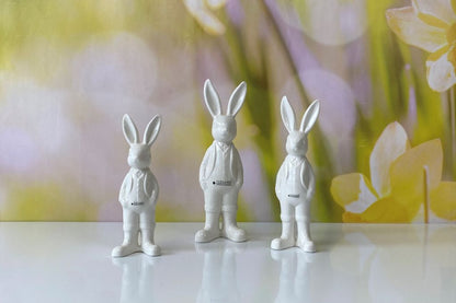 Deko Hase Aldo creme-weiß