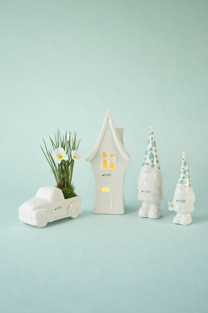 Dekoset Zwerg Geraldo+Haus Lurano LED+Van Corno