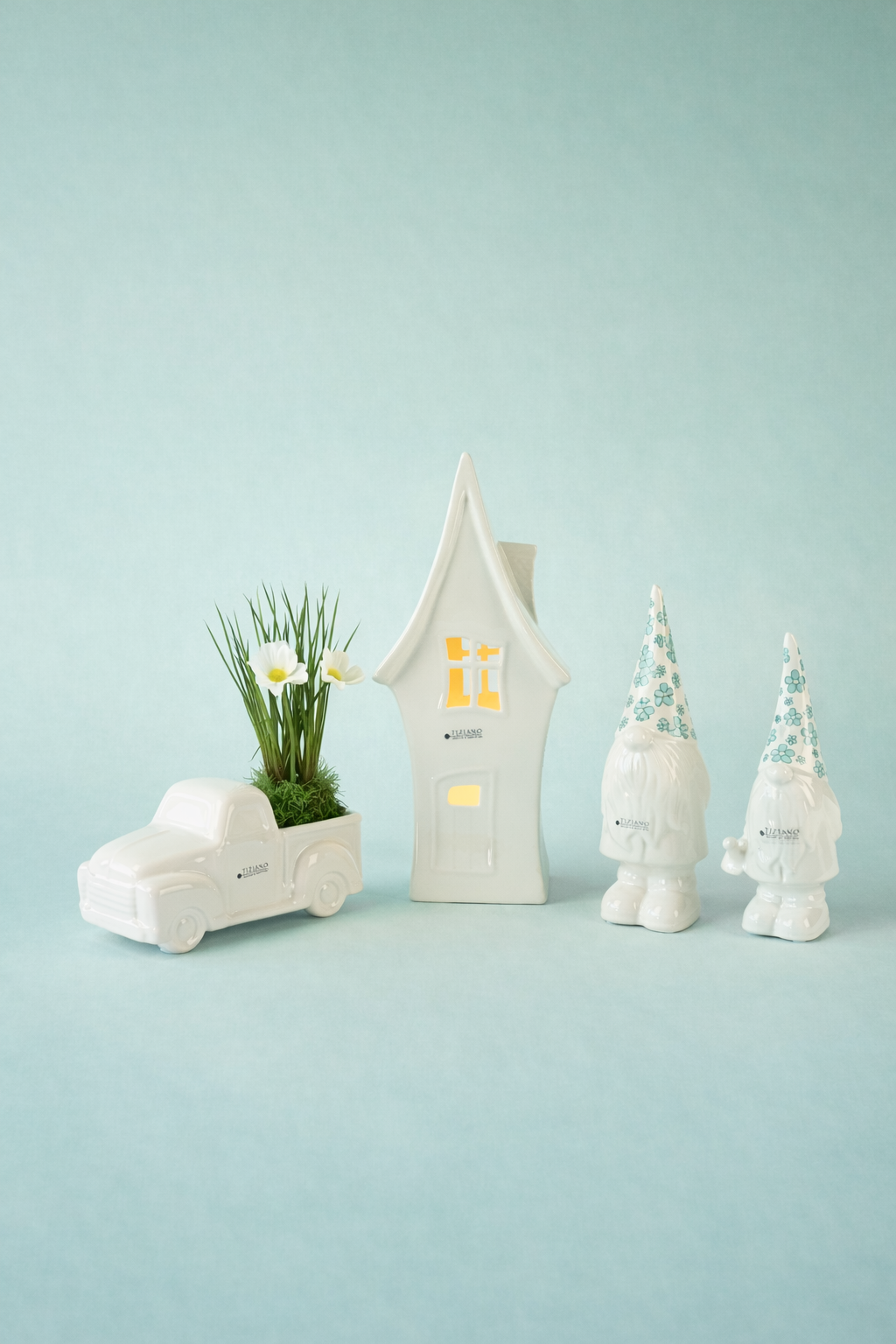 Dekoset Zwerg Geraldo+Haus Lurano LED+Van Corno
