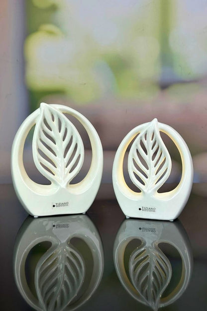 Dekoobjekt Denia LED creme-weiß