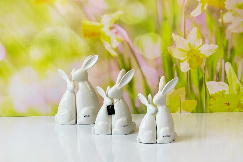 2er Hasenpaaar Lorenzo creme-weiß