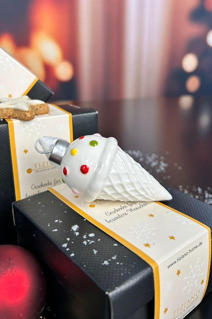 Deko Baumhänger Eis Fesco 8cm dekoriert