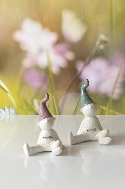 Zwerg Fido sitzend Mütze in 2 Farben