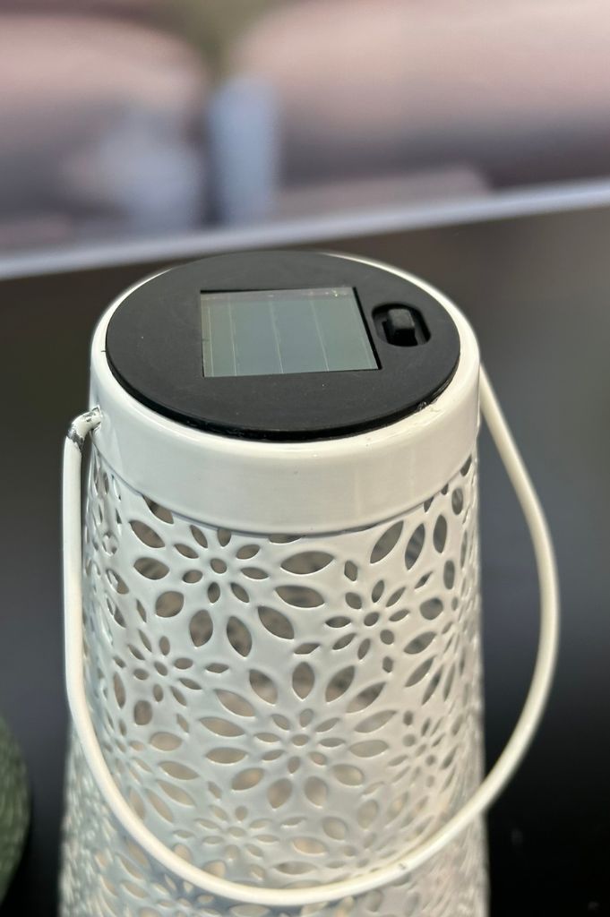 Solar Metallicht Fiori grün oder creme-weiß