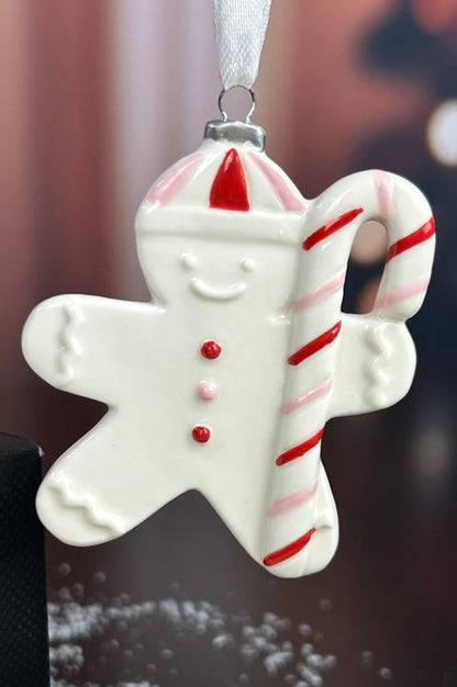 Deko Baumhänger Lebkuchen Fred 7,5cm dekoriert