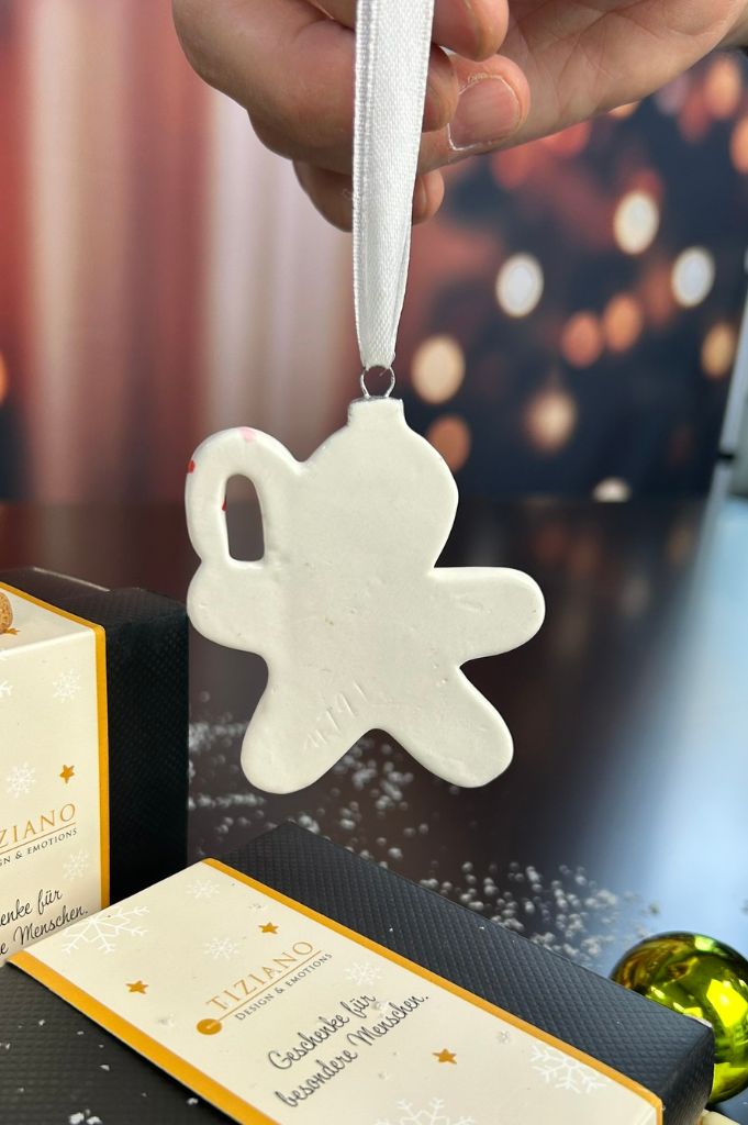 Deko Baumhänger Lebkuchen Fred 7,5cm dekoriert