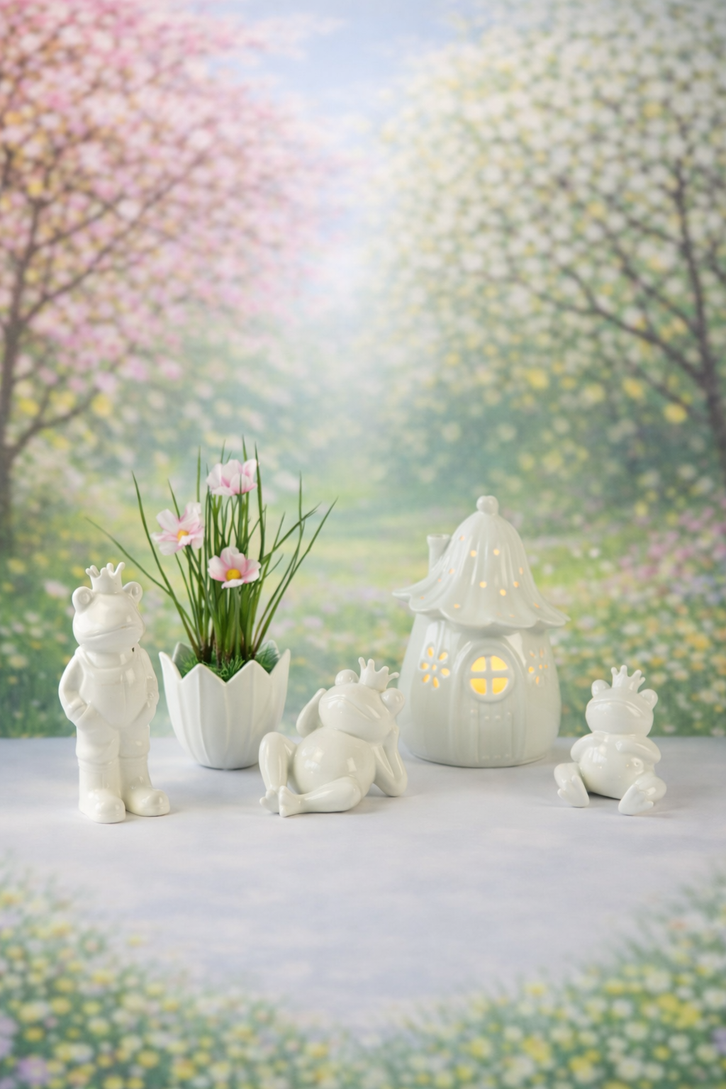 Dekoset blumige Frühlingsgrüße M