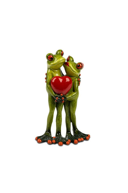 Deko Frosch Paar 16cm hellgrün