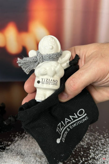 Geschenksäckchen Engel Anna mit Herz creme-weiß