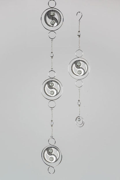 Hänger Girlande Yin-Yang 114cm Metall