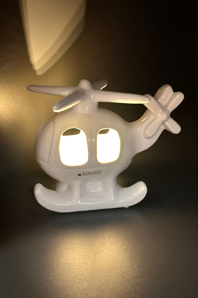 Hubschrauber Giro LED creme-weiß