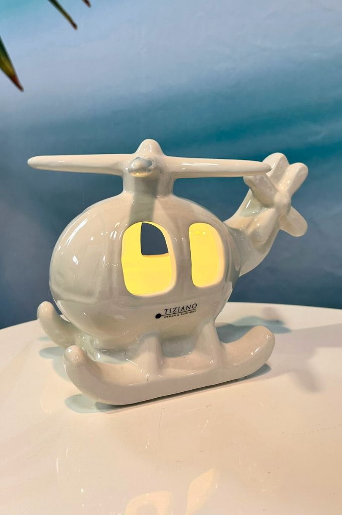 Hubschrauber Giro LED creme-weiß