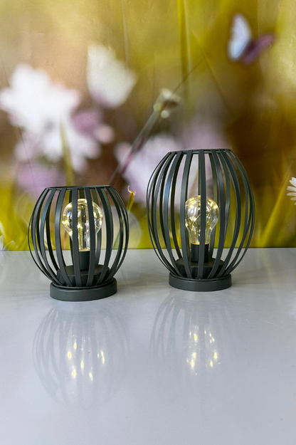 Lampe Glitter LED grün