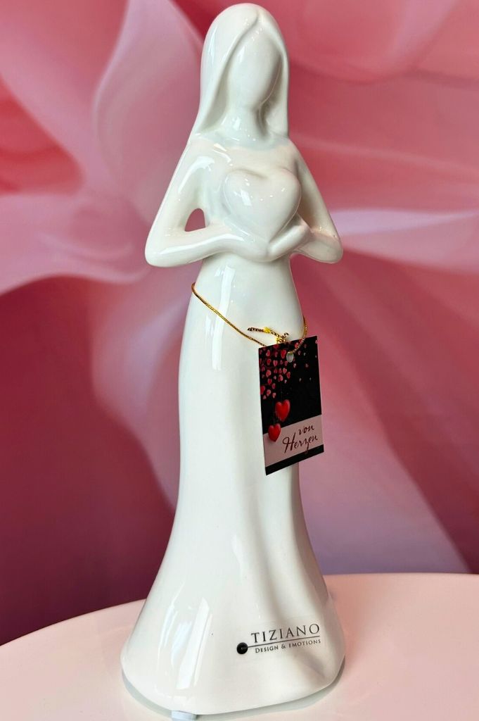 Dekofigur Grazia creme-weiß