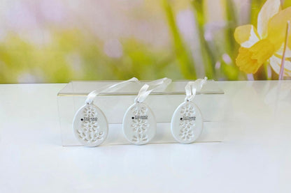 Deko Hänger Vellina creme-weiß