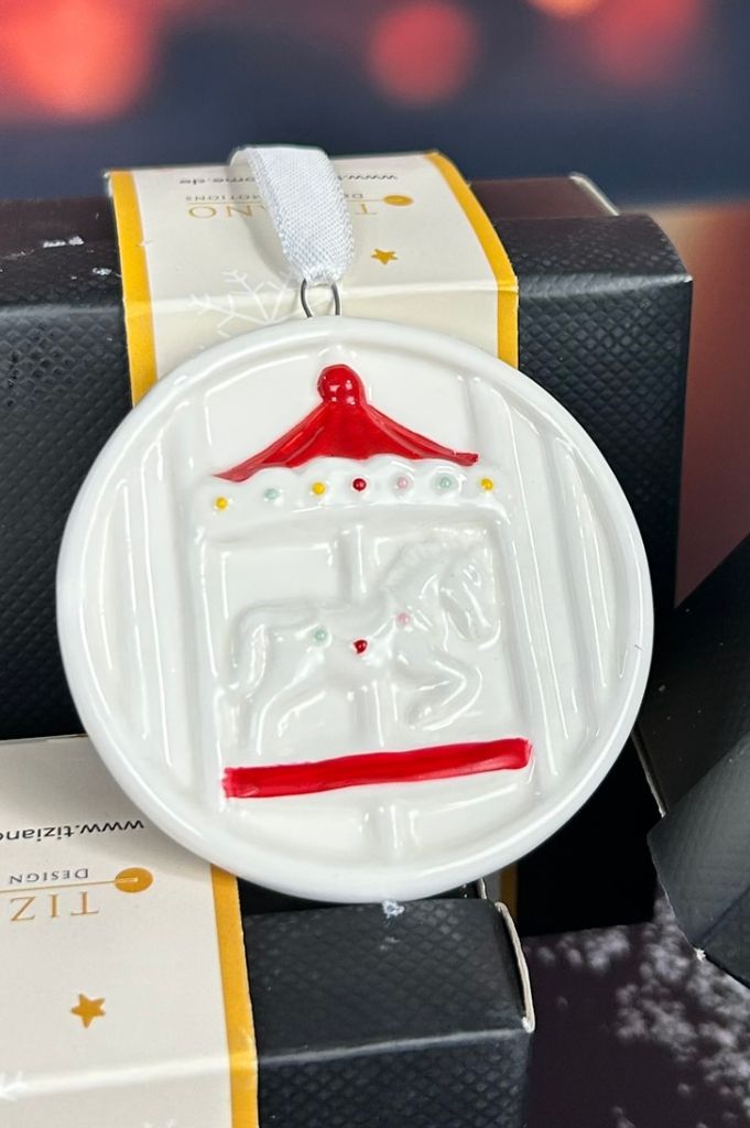 Deko Baumhänger Karussell Ikarus 7,5cm dekoriert