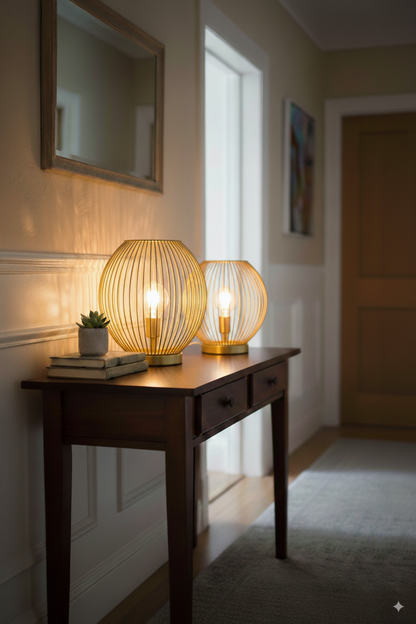 Lampe Glitter LED gold