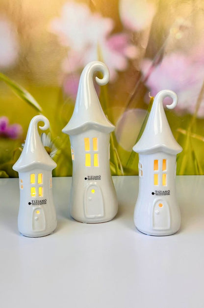 Lichhaus Malva LED creme-weiß
