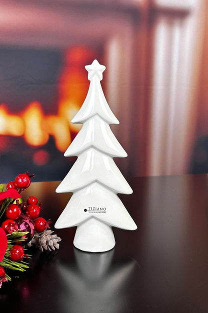 Deko Baum Medora creme-weiß