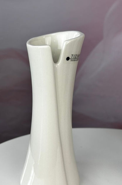 Solifleurvase Mondavio weiß-creme
