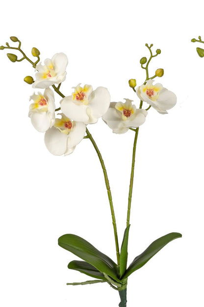 Deko Orchidee 55cm weiß