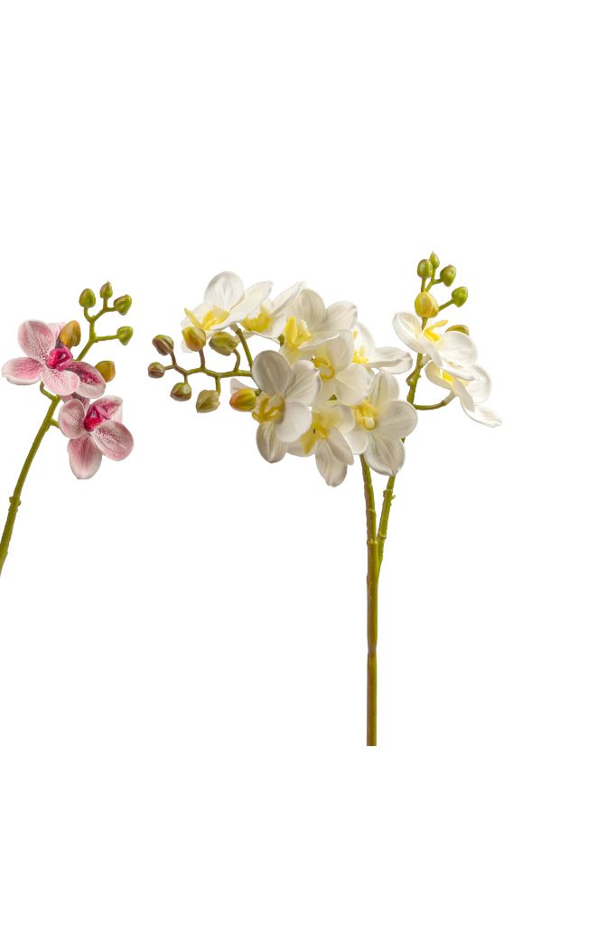 Deko Orchidee 60cm weiß