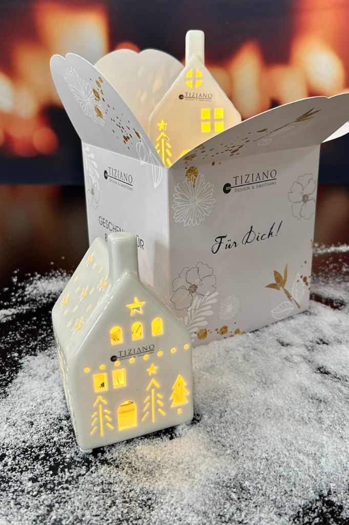 Würfelbox Für Dich Deko Haus Ostia creme-weiß