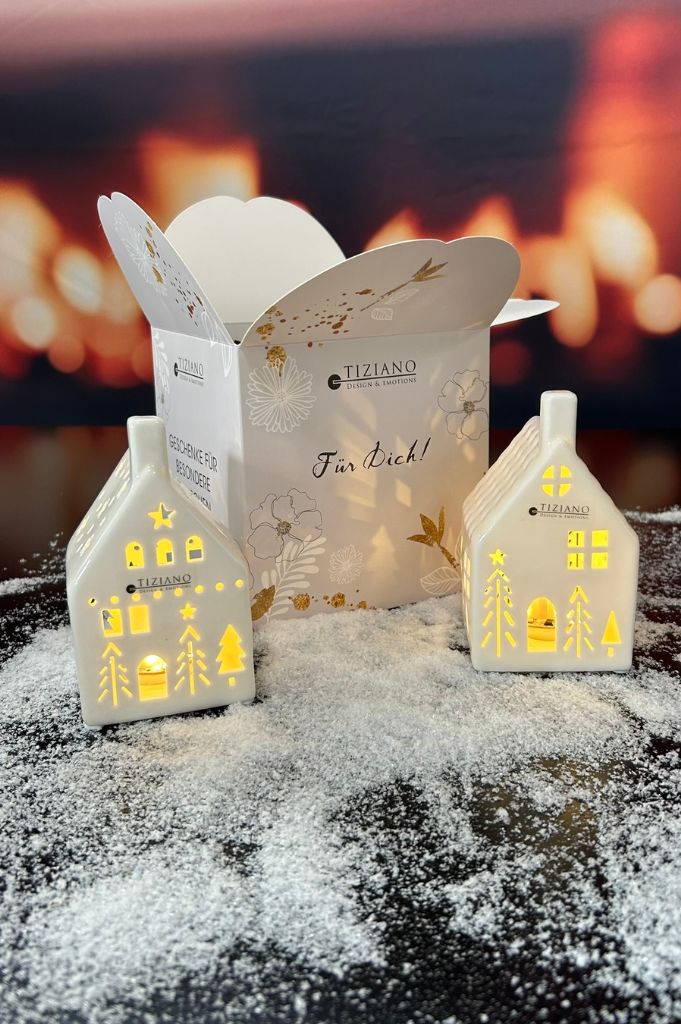 Würfelbox Für Dich Deko Haus Ostia creme-weiß