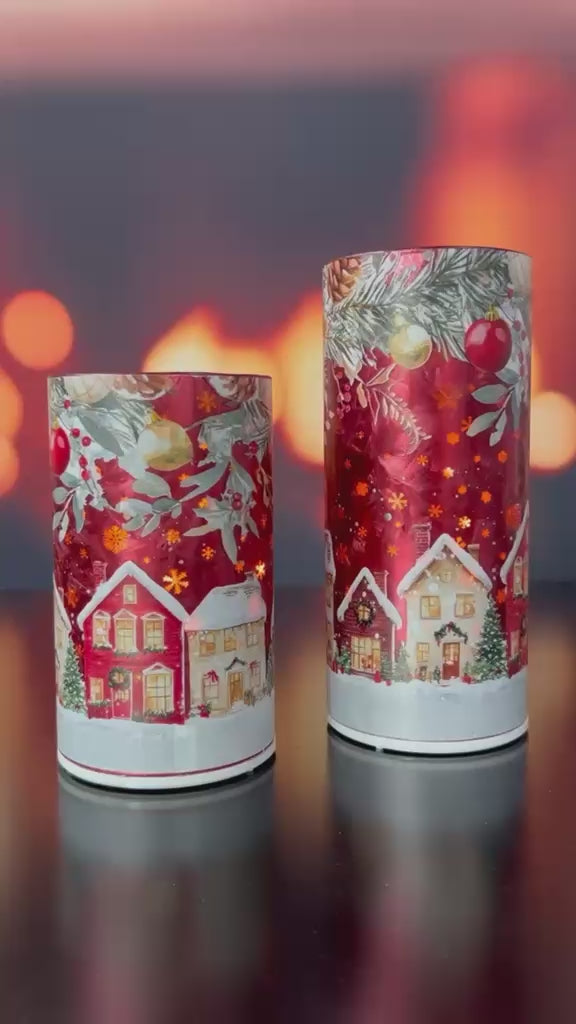 Deko Licht LED frosty rot