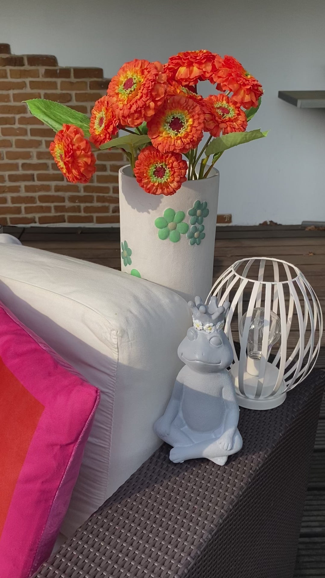 Deko Samtkissen beflockt 45cm  mit Botschaft Dream