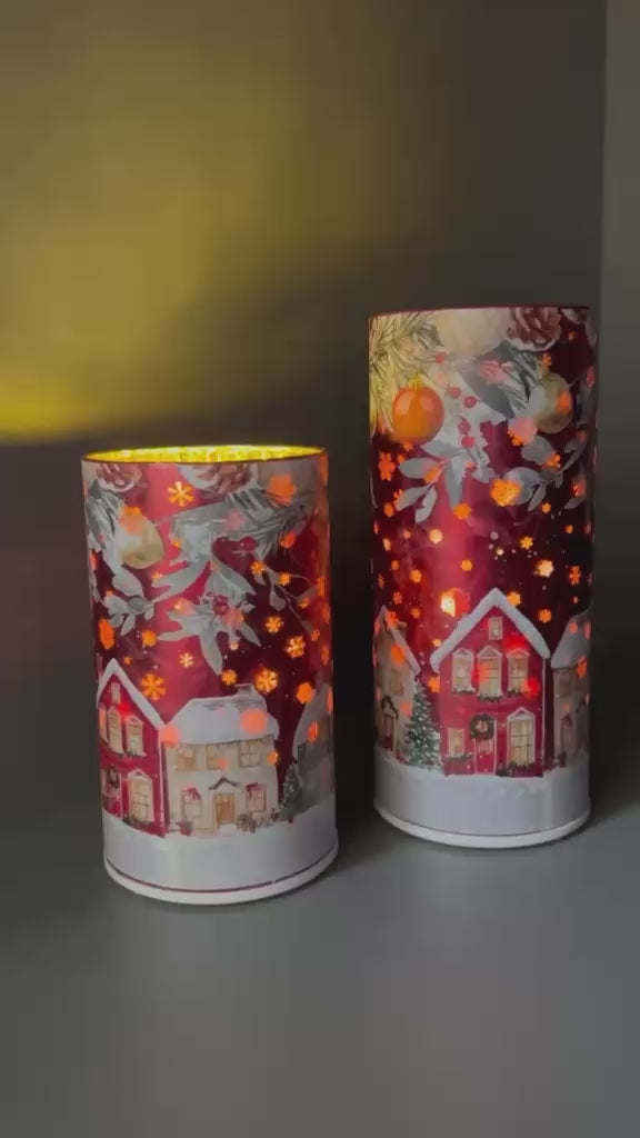 Deko Licht LED frosty rot