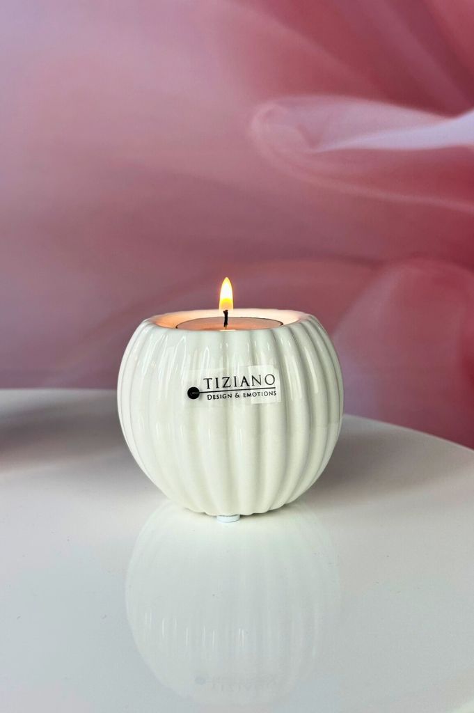 Teelicht Prisma 8cm in 3 Farben