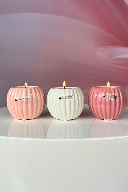 Teelicht Prisma 8cm in 3 Farben