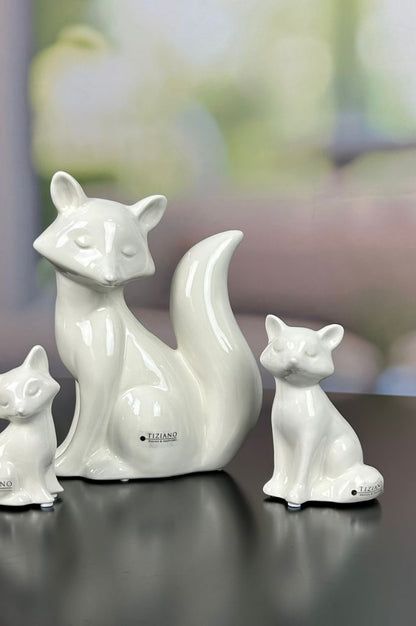 Fuchskind Roxy sitzend grade 12,5cm creme-weiß