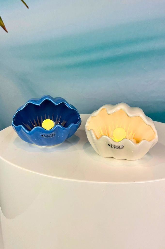 Muschel Salino LED farblich sortiert