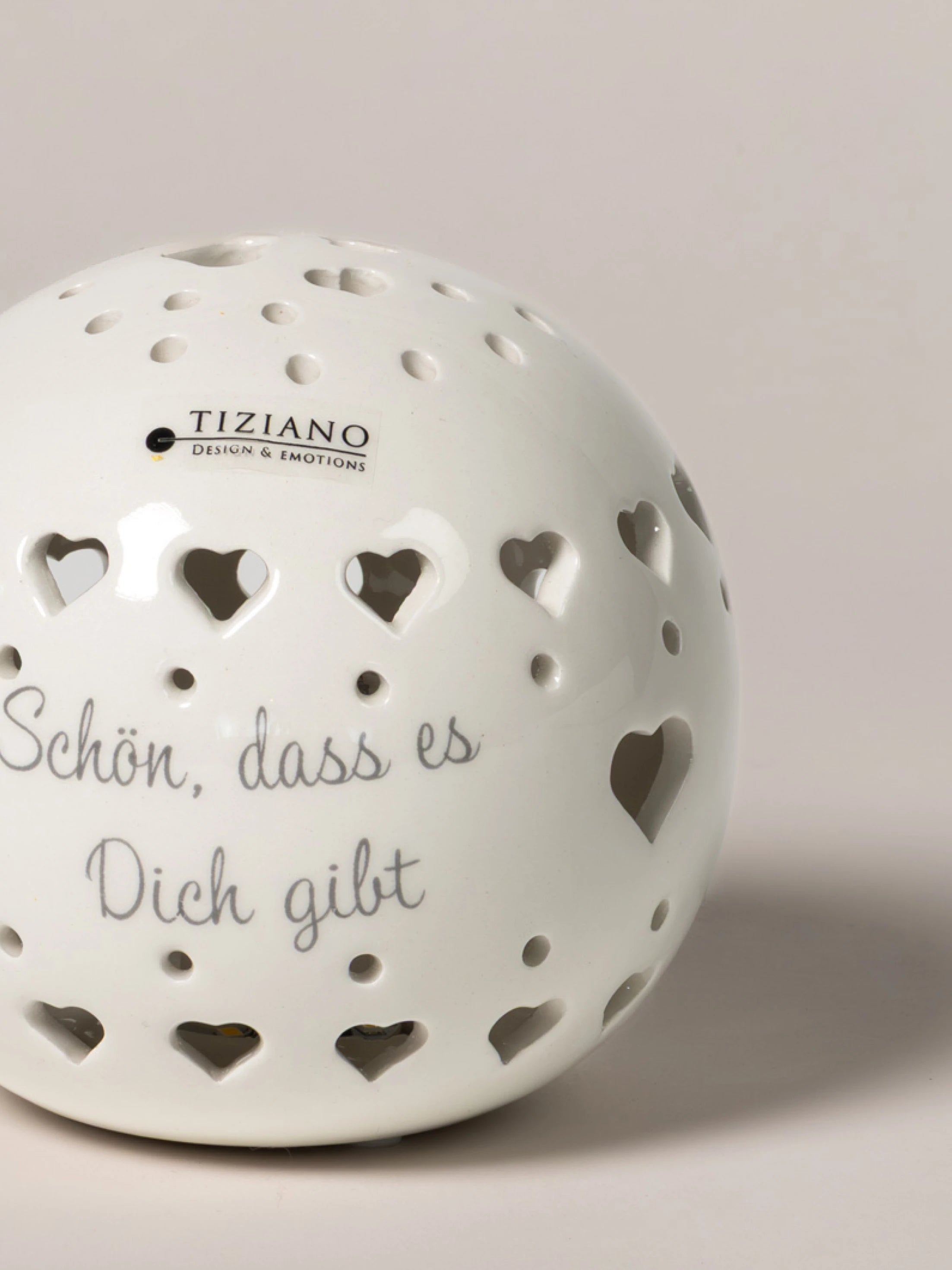 Lichtkugel Venetta LED mit Schrift
