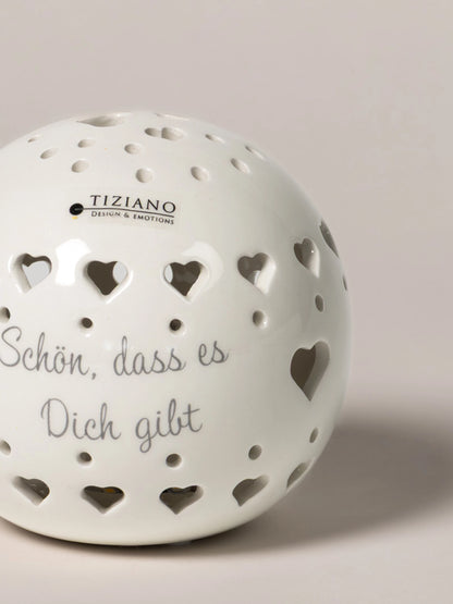 Lichtkugel Venetta LED mit Schrift