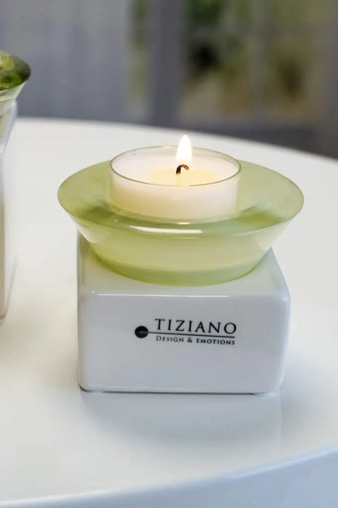 Würfelbox Für Dich Lumina mit Glas Trixy grün