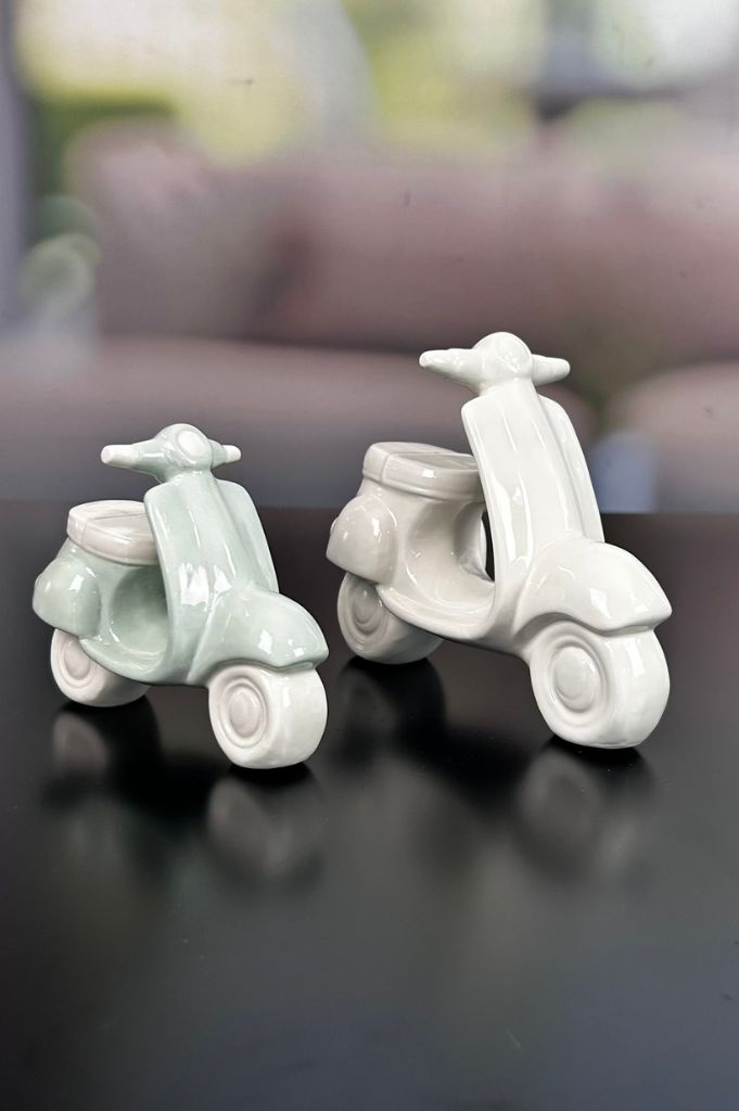 Deko Vespa Vespina 17cm creme