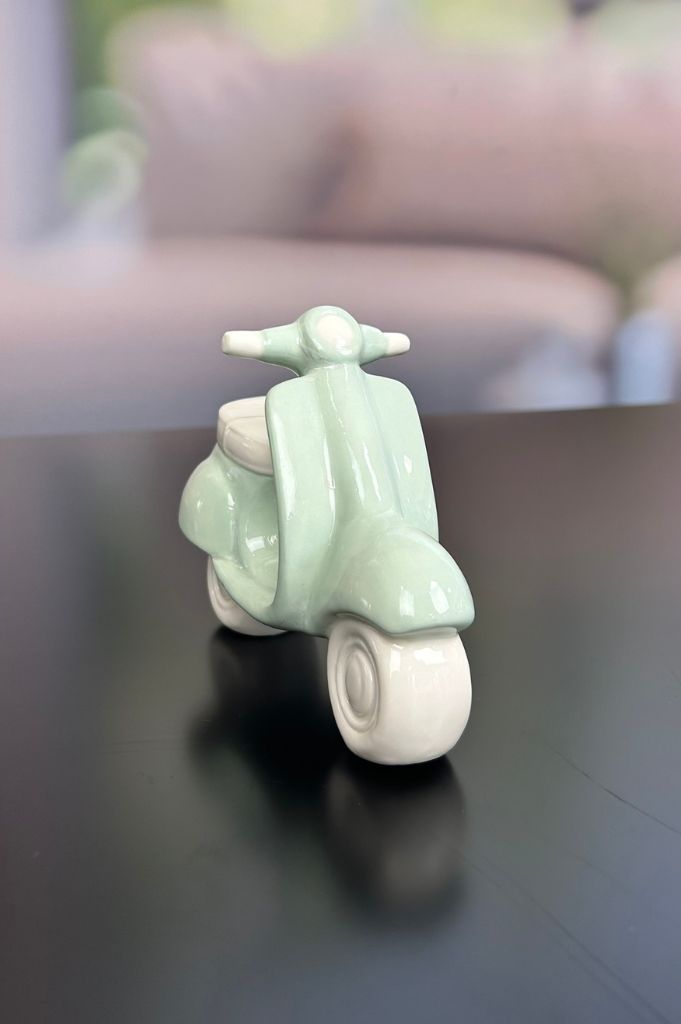 Deko Vespa Vespina 13cm mintgrün