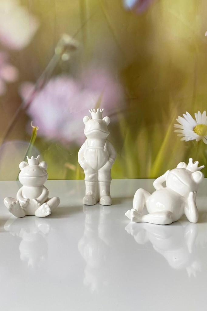 Froschfamilie Vico verschiedene Varianten creme-weiß