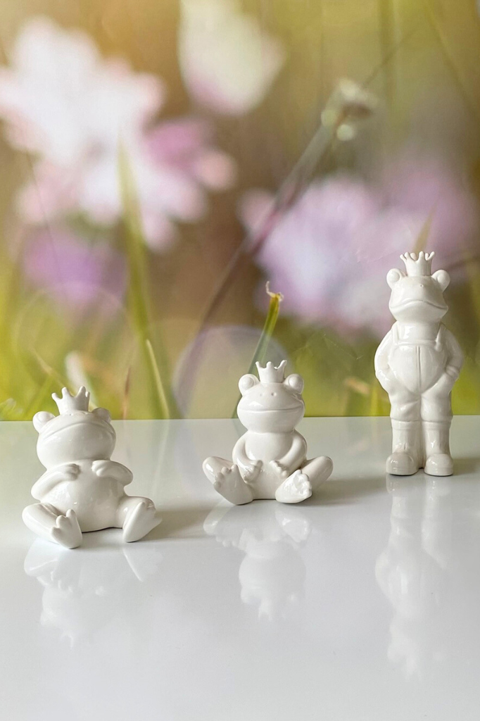 Froschfamilie Vico verschiedene Varianten creme-weiß